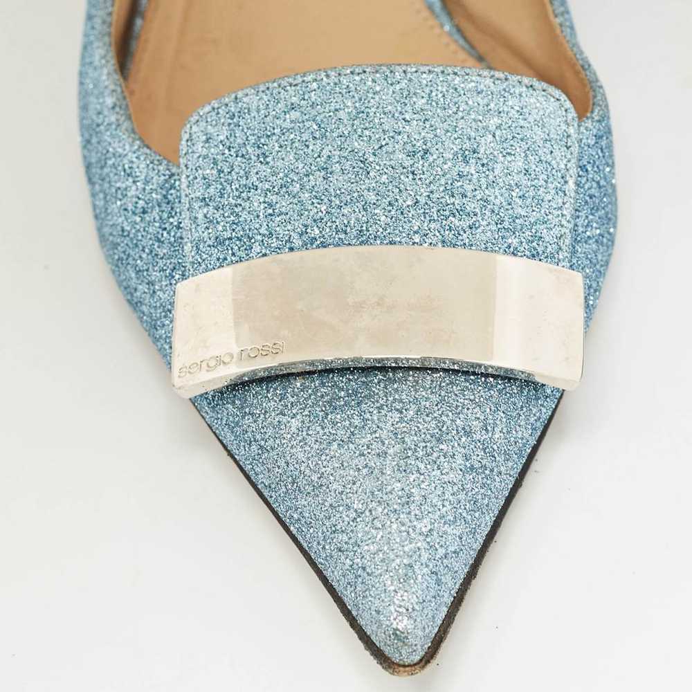 Sergio Rossi Glitter flats - image 6