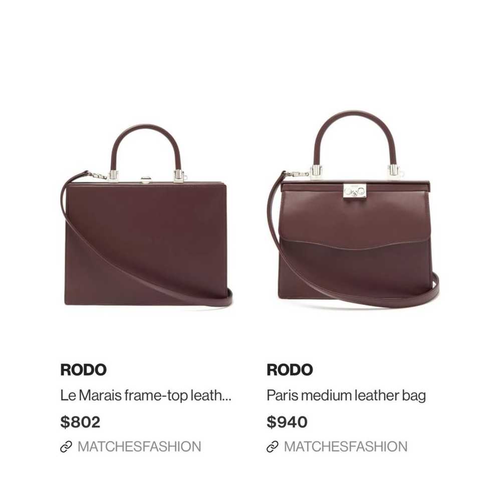 Rodo Leather handbag - image 11