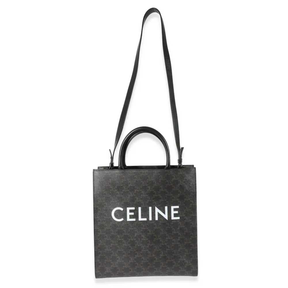 Celine Cabas leather handbag - image 4