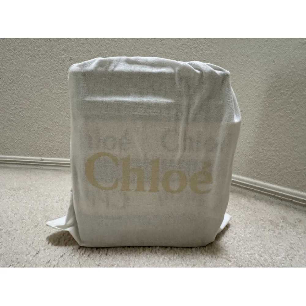 Chloé Woody linen tote - image 9