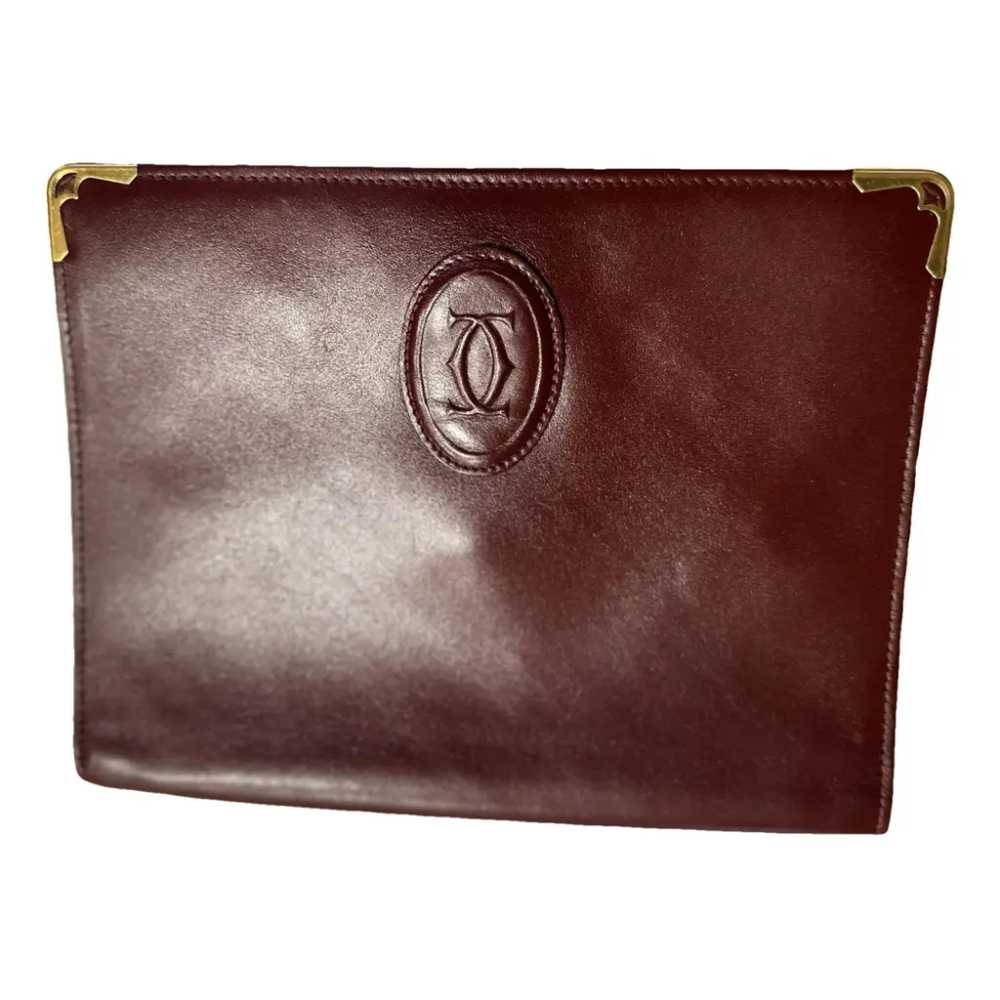 Cartier Marcello leather clutch bag - image 1