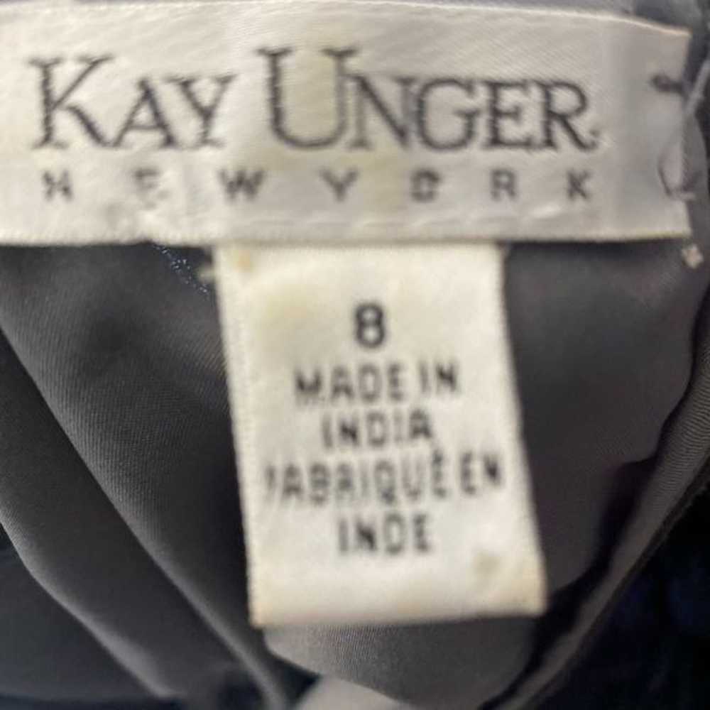 Kay Unger Silk Beaded Dress - image 6