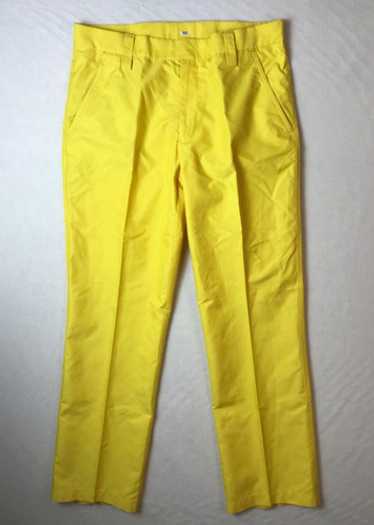 J.LINDEBERG タイトフィット ストレッチ ゴルフパンツ 32 イエロー J. lindeberg golf pant - Gem