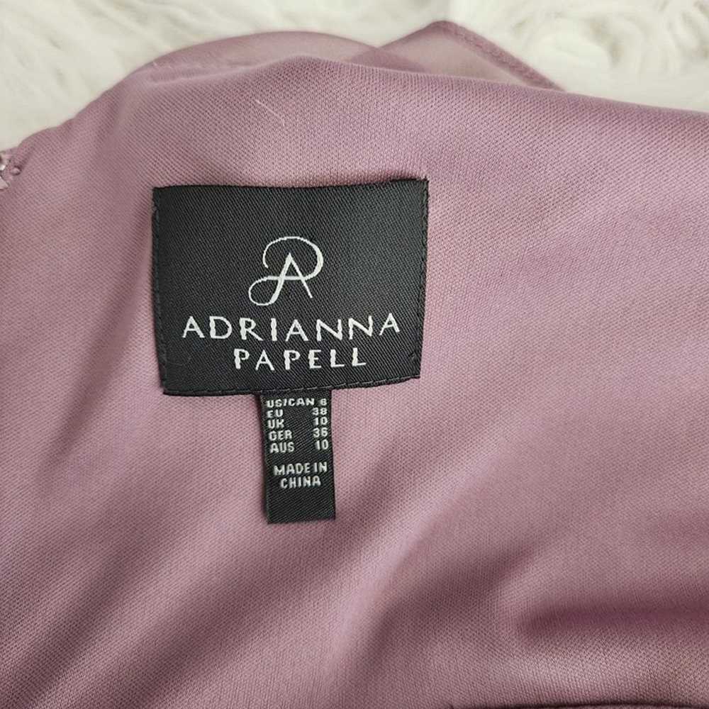 Adrianna Papell Maxi Dress Size 6 Irri Tiered Pet… - image 4