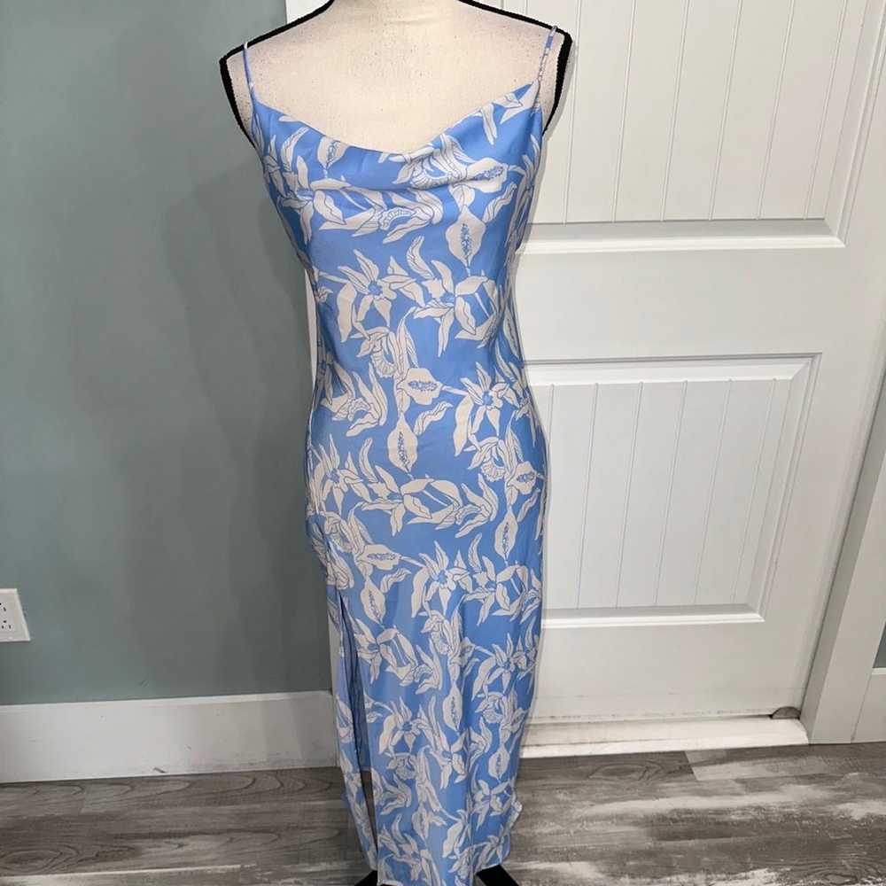 RESA x JoJo Madison Slip Dress in Malibu blue siz… - image 5