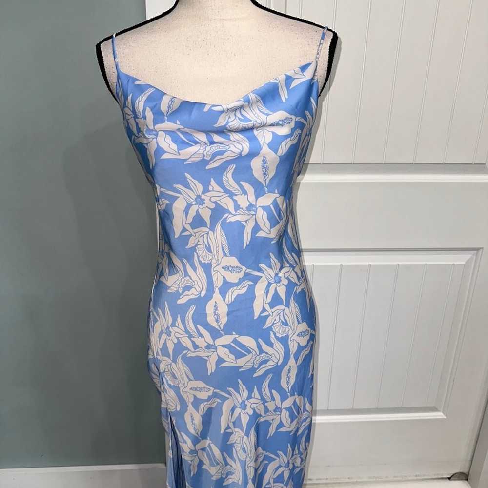 RESA x JoJo Madison Slip Dress in Malibu blue siz… - image 6