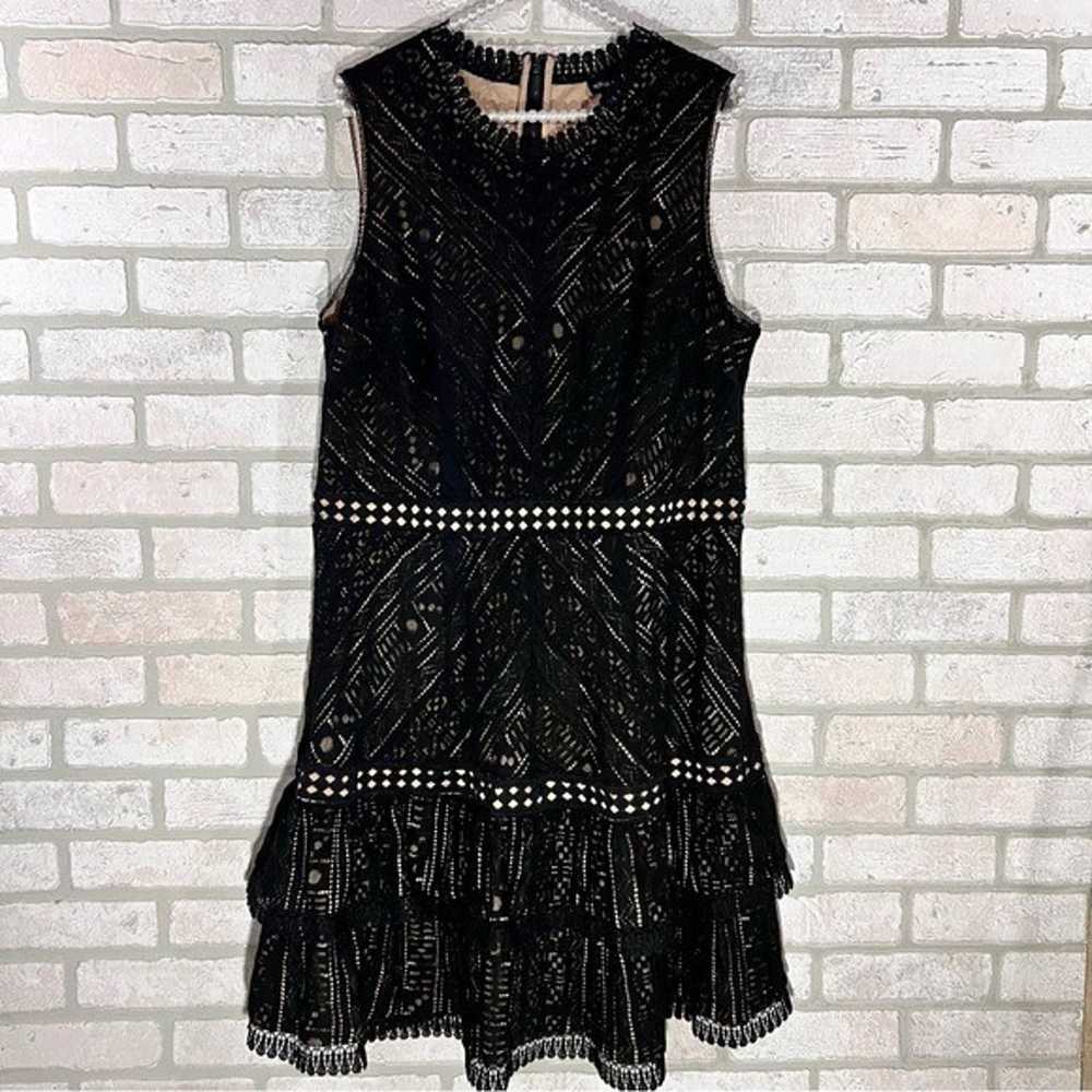 City Chic NWOT Black Loving Lace Ruffle Tiered Sl… - image 4