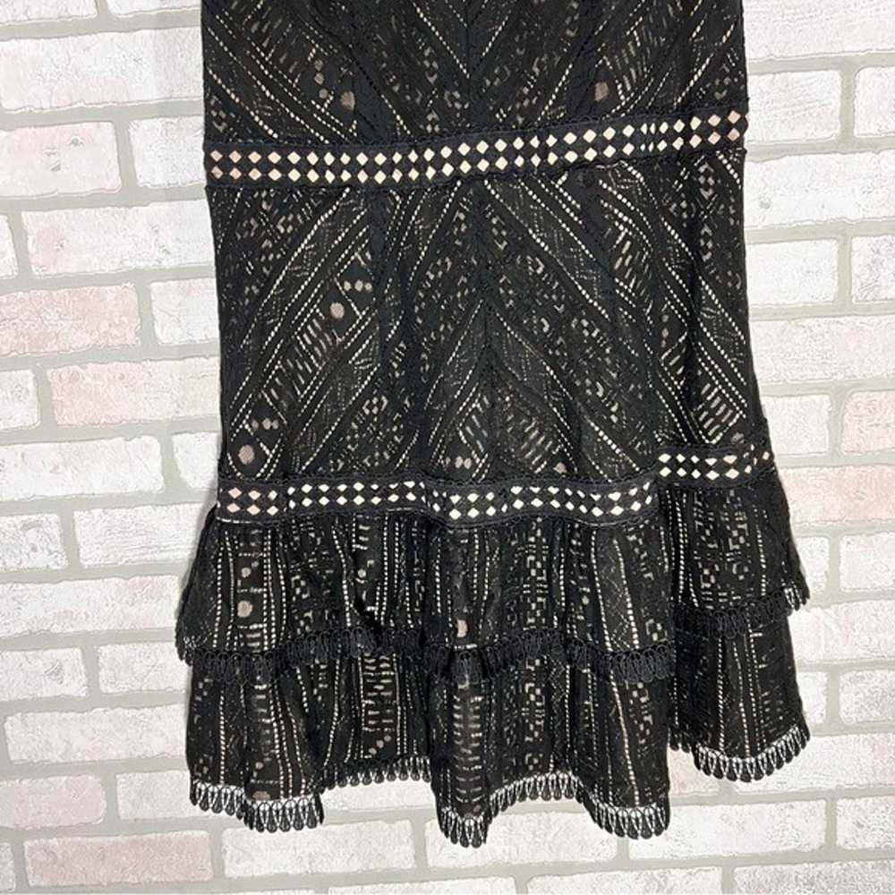 City Chic NWOT Black Loving Lace Ruffle Tiered Sl… - image 7