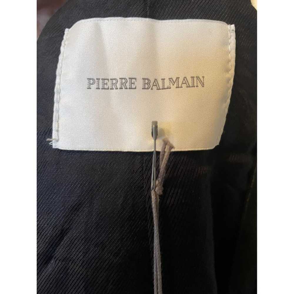 Pierre Balmain Leather cardi coat - image 6