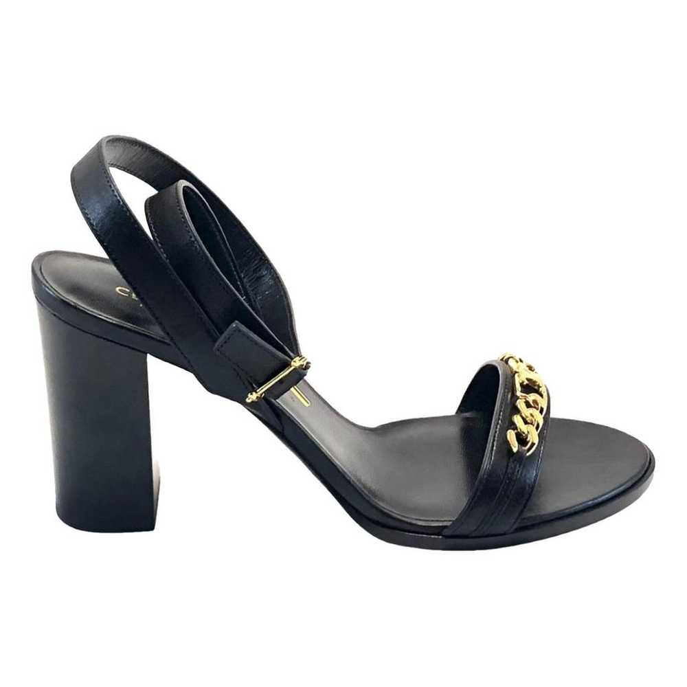 Celine Triomphe leather sandal - image 1