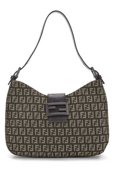 Brown Zucchino Canvas Shoulder Bag