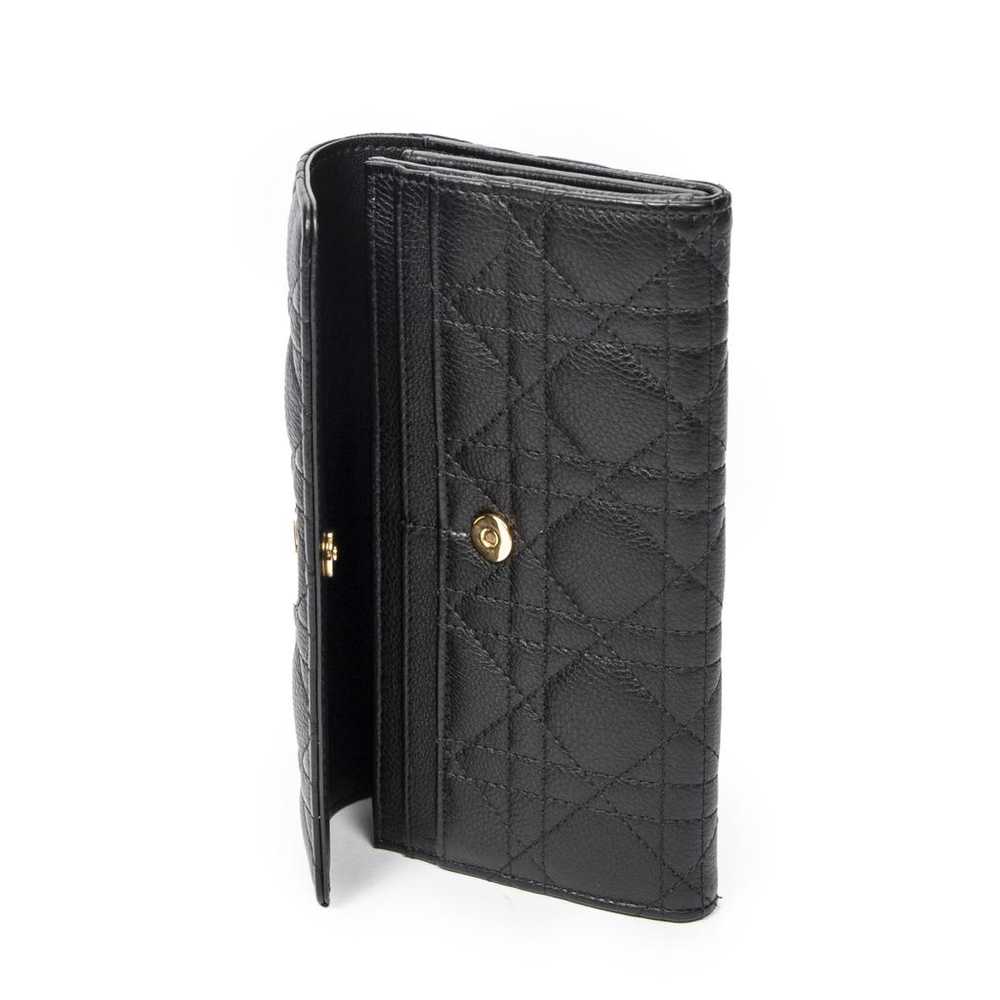 Dior Leather wallet - image 4