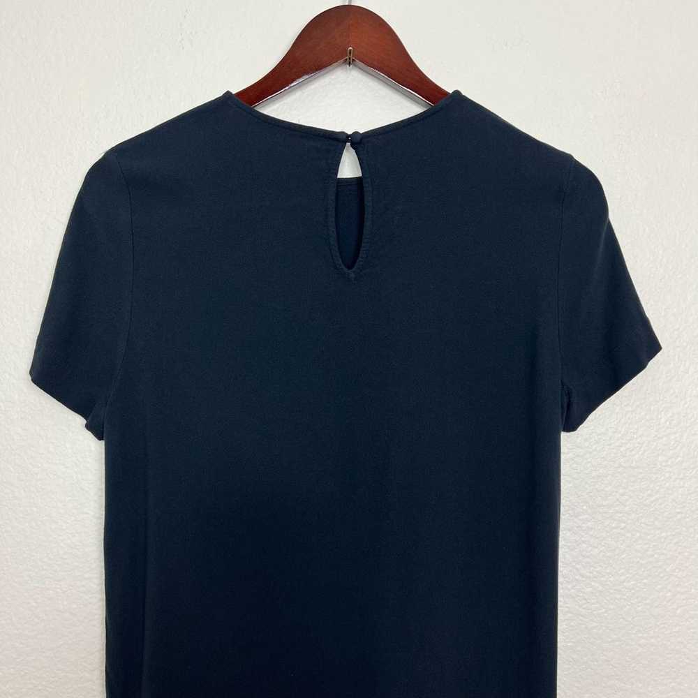Jenni Kayne Blue Crepe T-Shirt Mini Dress Size Sm… - image 9
