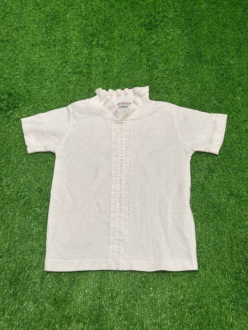 Health-Tex Stantogs Lace Tee Youth Size 6x (6.5) - image 2