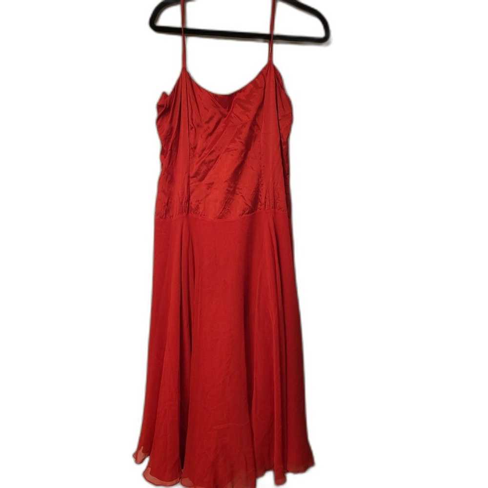Nite Line Vintage Red Beaded Silk Long Sleeve Top… - image 3