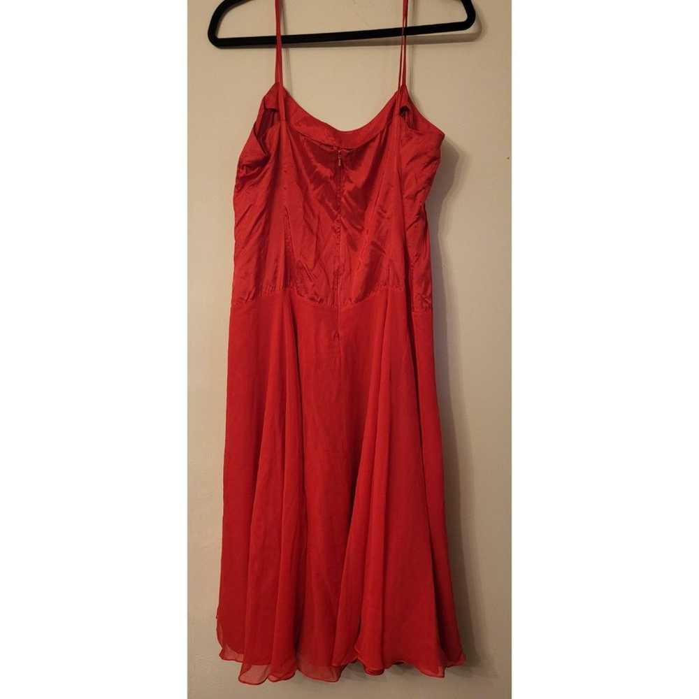Nite Line Vintage Red Beaded Silk Long Sleeve Top… - image 5