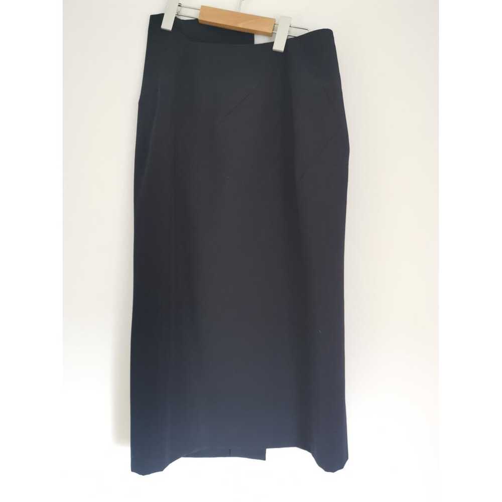 Yohji Yamamoto Wool mid-length skirt - image 2