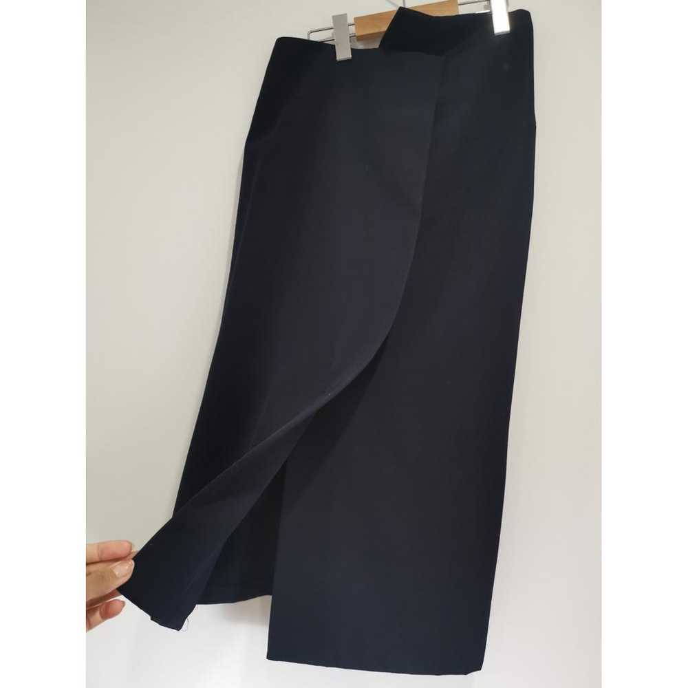 Yohji Yamamoto Wool mid-length skirt - image 5