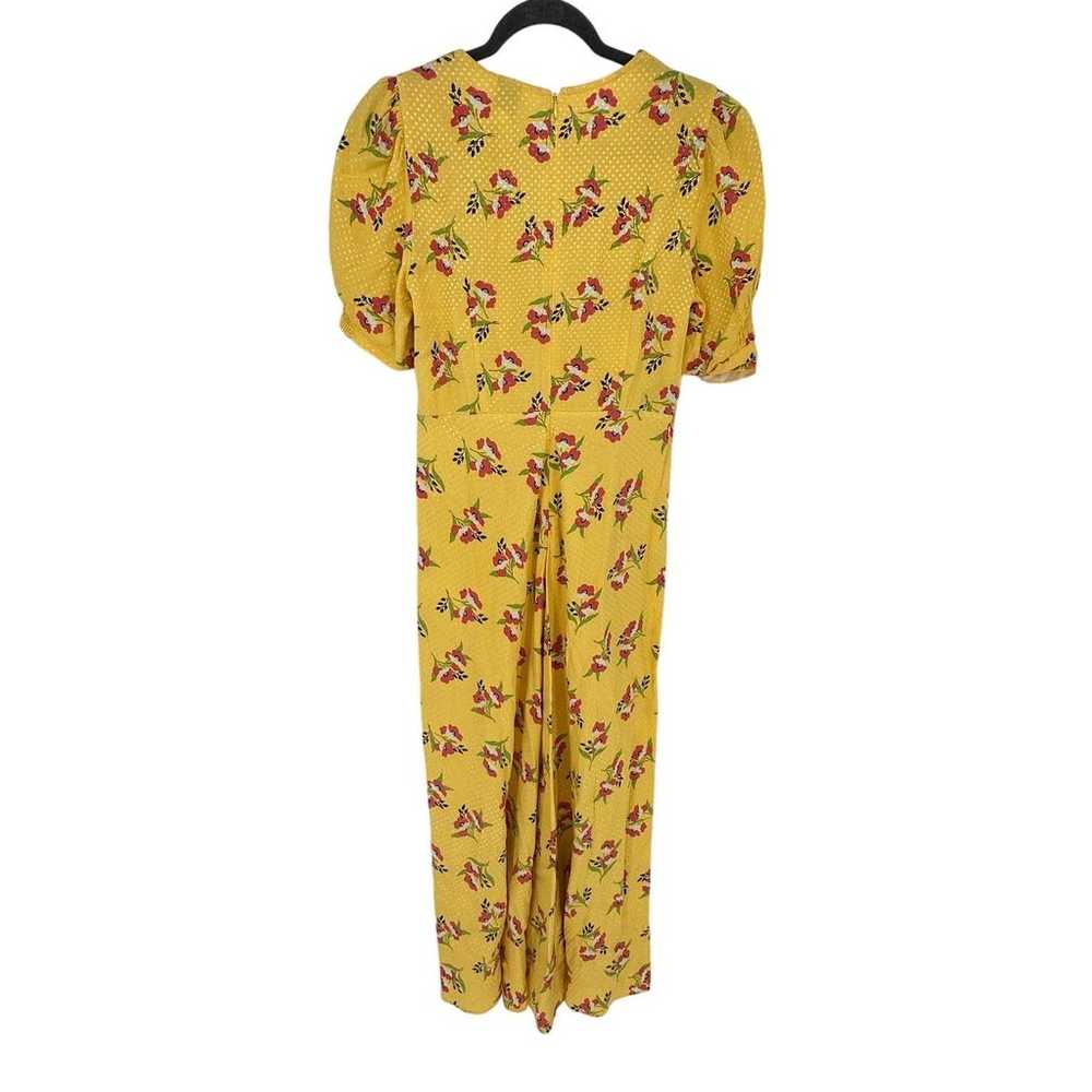 Jill Jill Stuart Puff Sleeve Midi Dress Yellow w/… - image 3