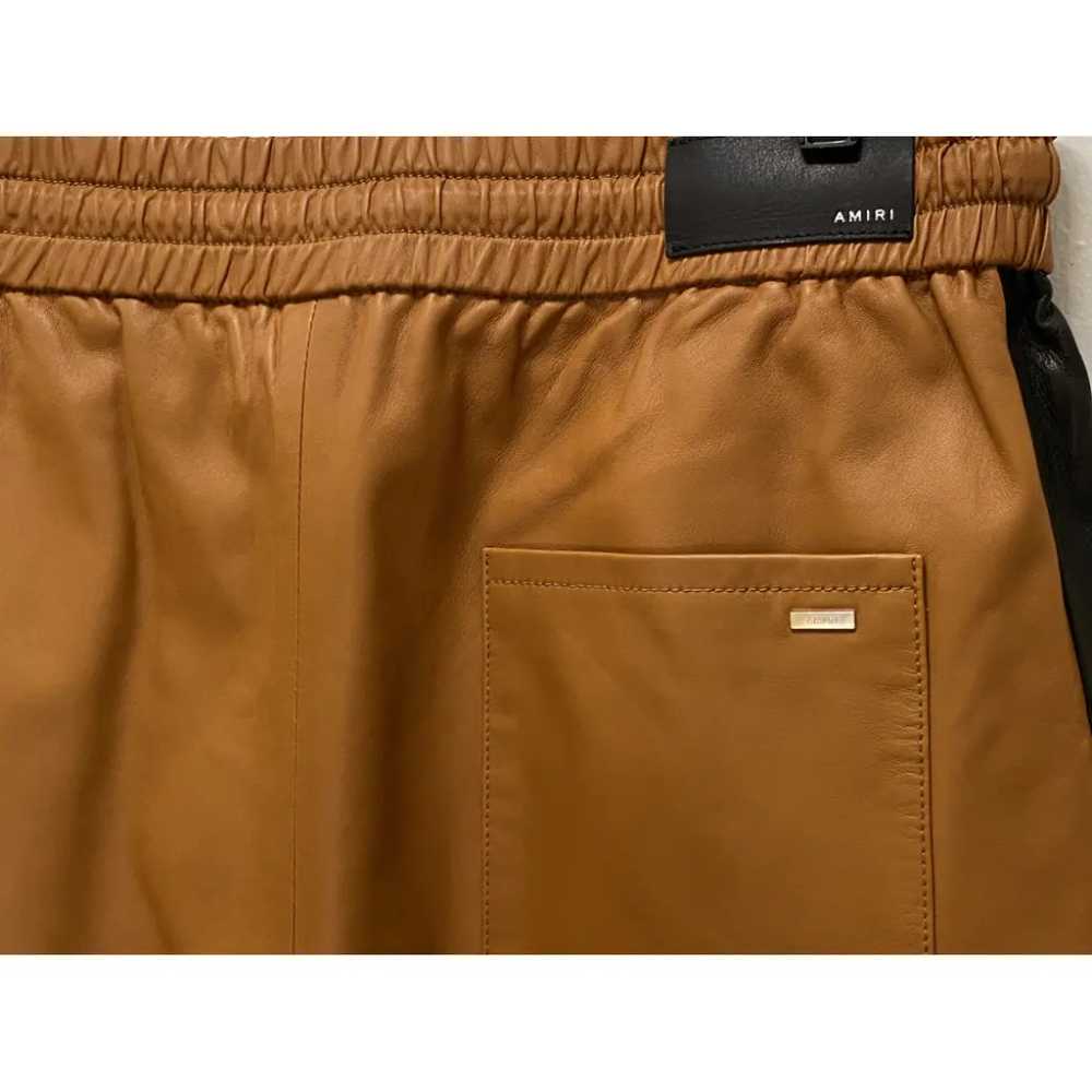 Amiri Leather trousers - image 10