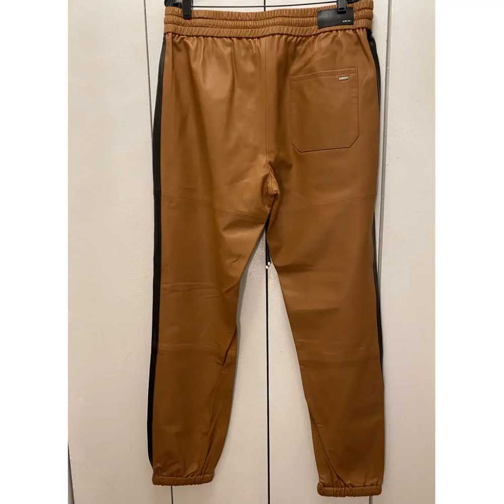 Amiri Leather trousers - image 7