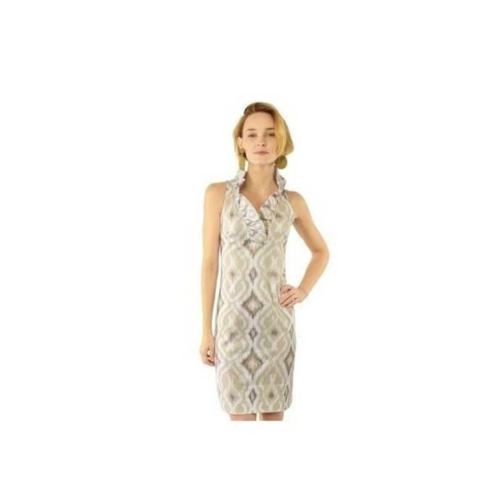 Gretchen Scott Jersey Sleeveless Ruffneck Dress, … - image 1