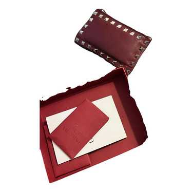 Valentino Garavani Rockstud leather card wallet - image 1