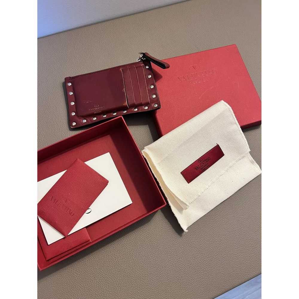 Valentino Garavani Rockstud leather card wallet - image 2