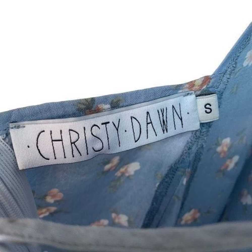 Christy Dawn Ophelia Blue Floral Cottagecore Mini… - image 5