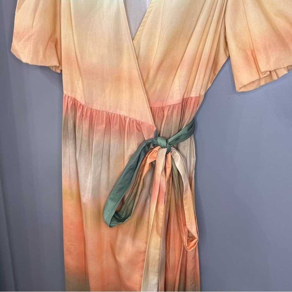 Marie Oliver Rena Wrap Dress in Sunrise Ombré Gre… - image 6