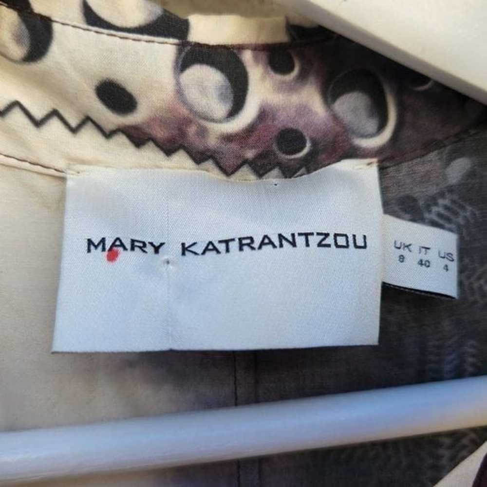 Mary Katrantzou Women Button Front Dress Cap Slee… - image 8