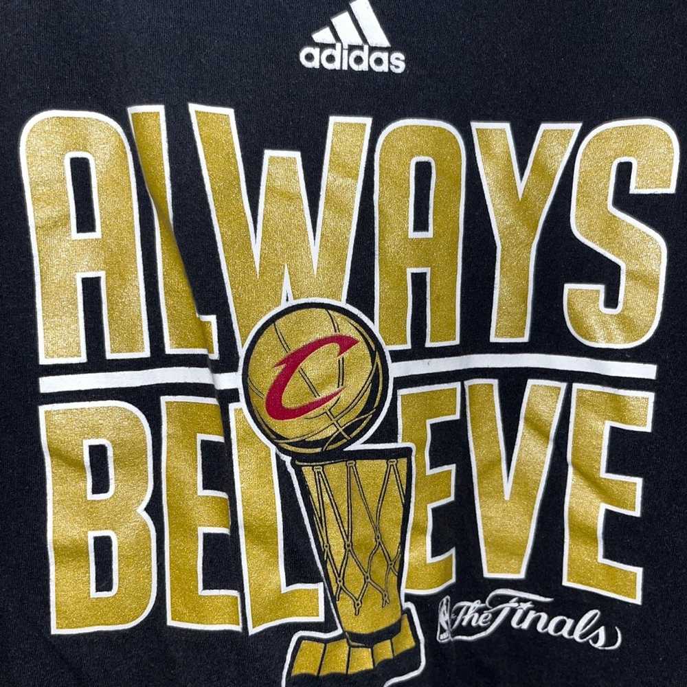 Cleveland Cavaliers CAVS Always Believe Adidas Sh… - image 2