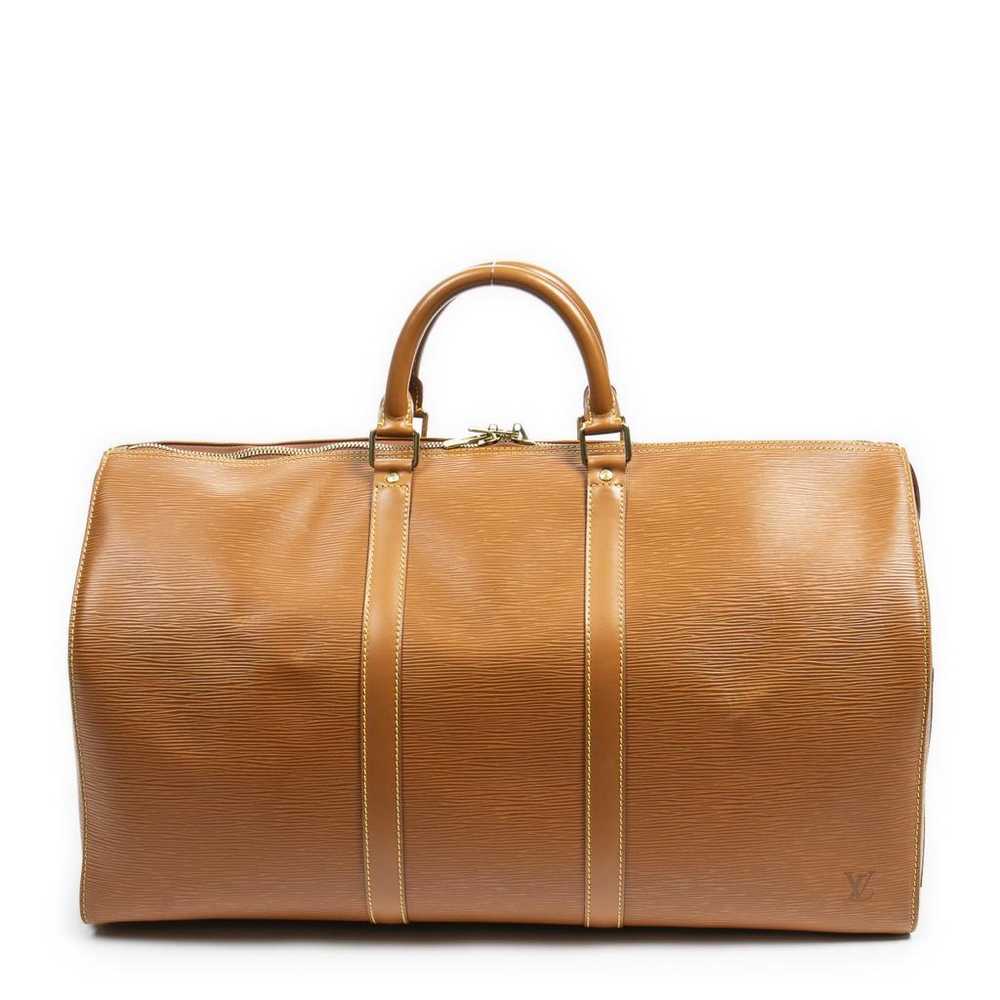 Louis Vuitton Keepall leather 24h bag - image 2