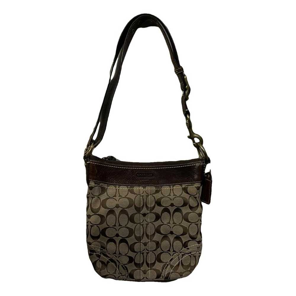 Coach Signature Sufflette cloth handbag - image 1