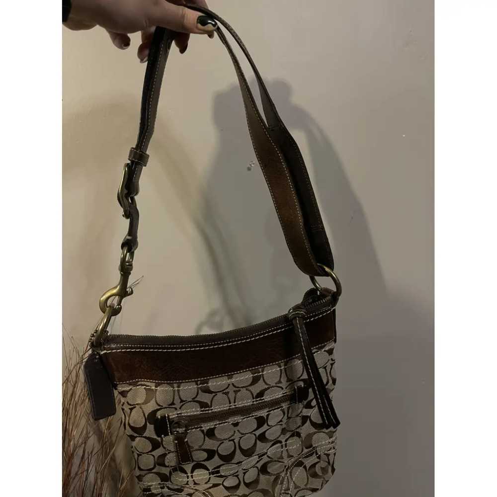 Coach Signature Sufflette cloth handbag - image 3