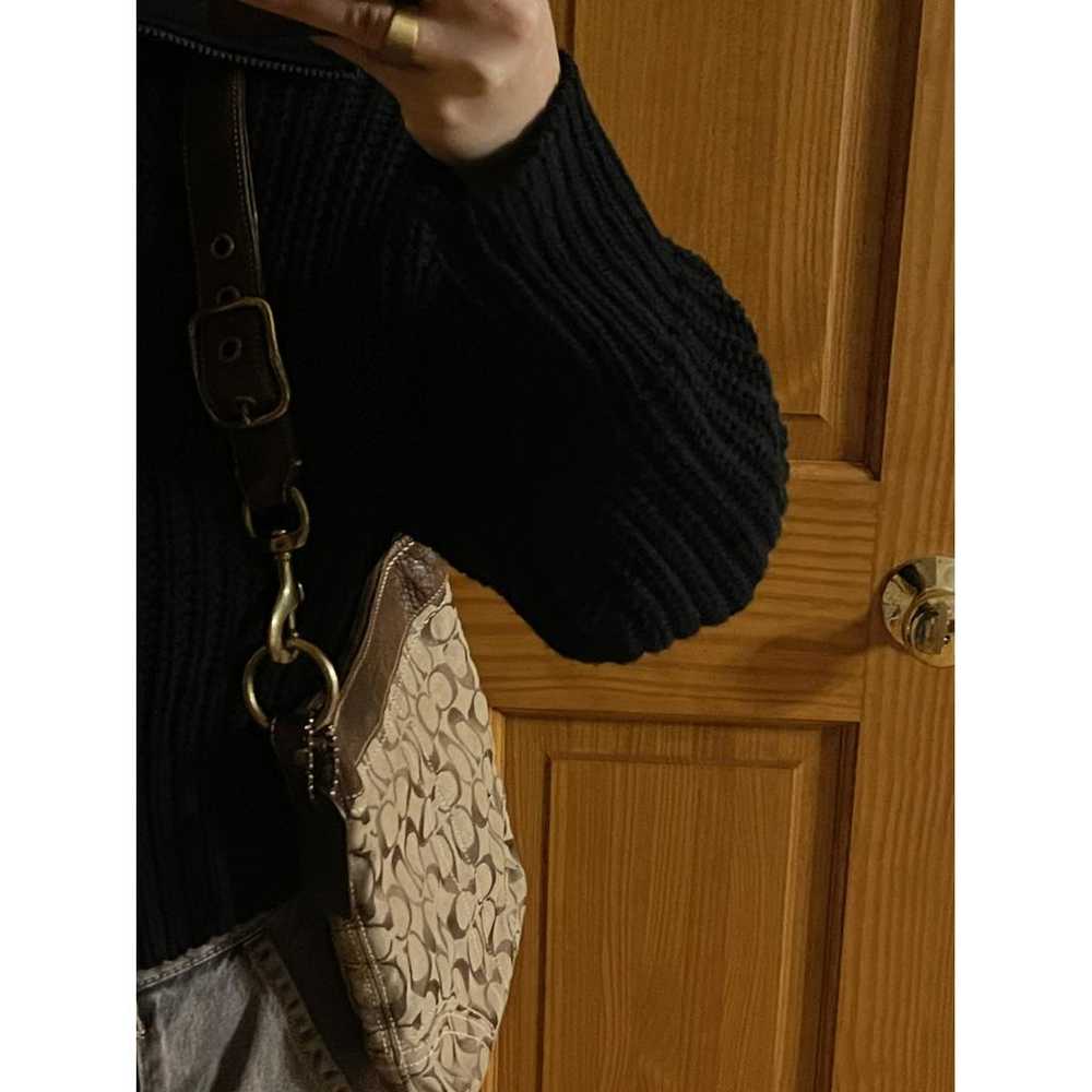 Coach Signature Sufflette cloth handbag - image 4