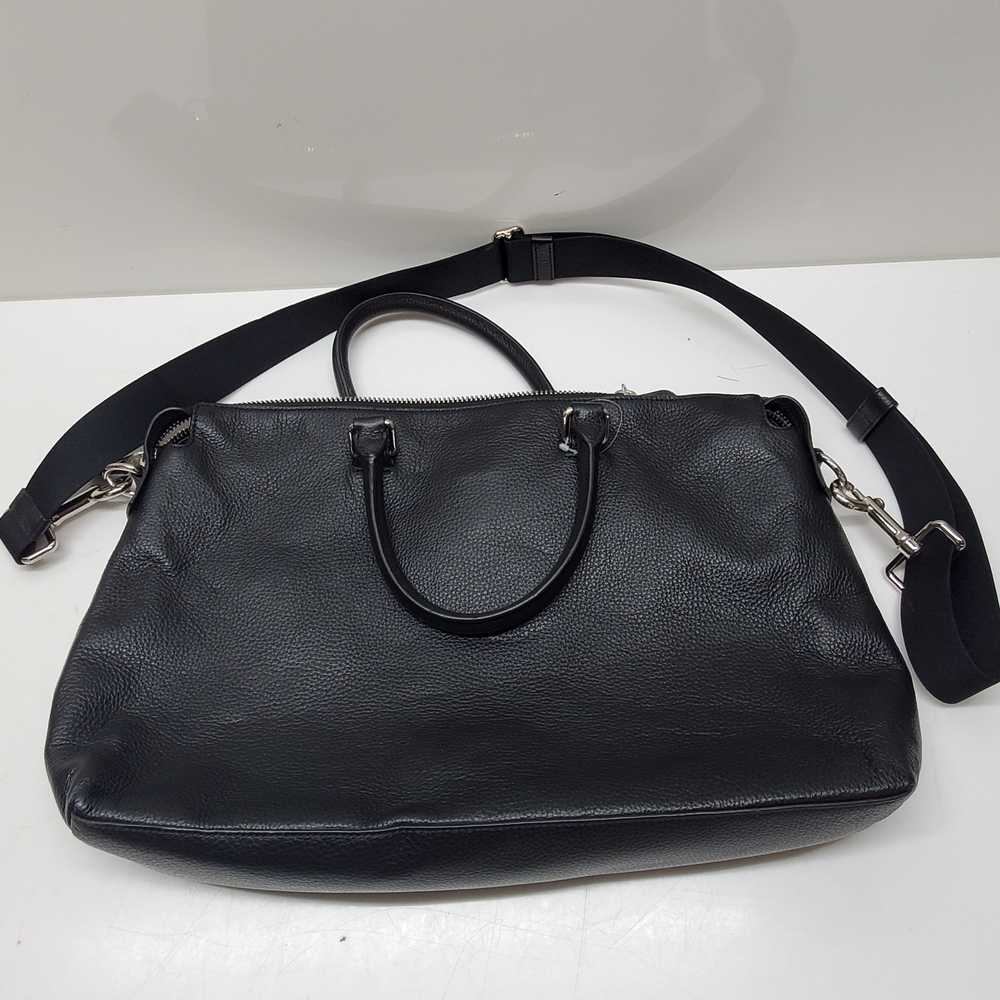 Coach Black Pebbled Leather Beckett Brief Bag - image 2