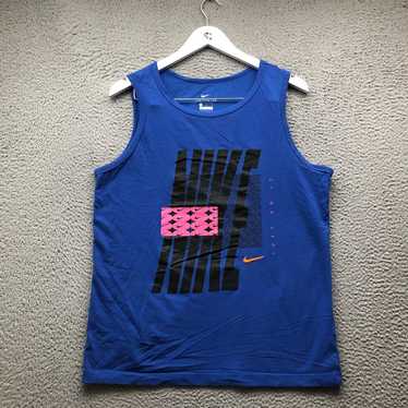 Nike Tank Top Shirt Men's M Sleeveless Graphic Em… - image 1
