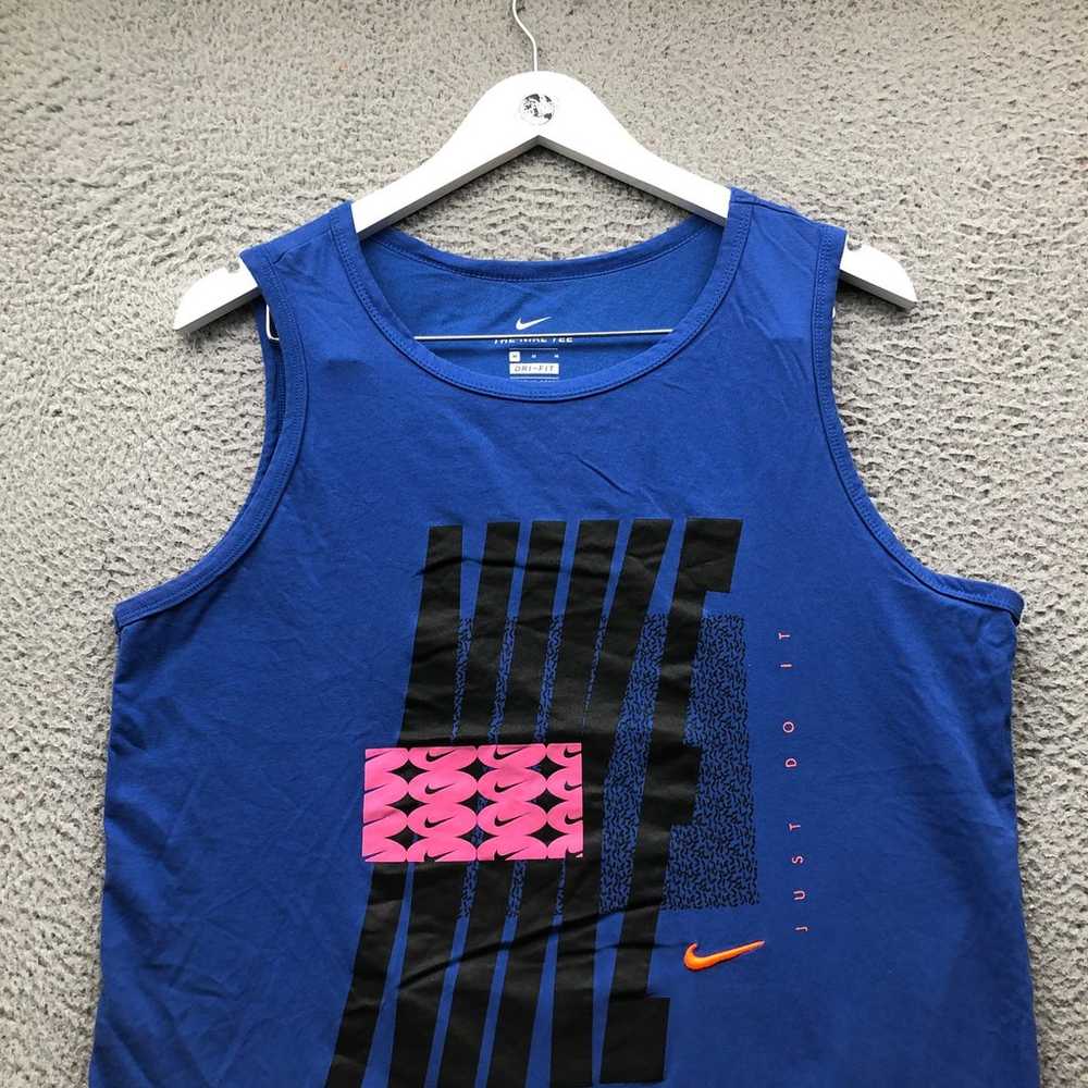 Nike Tank Top Shirt Men's M Sleeveless Graphic Em… - image 6