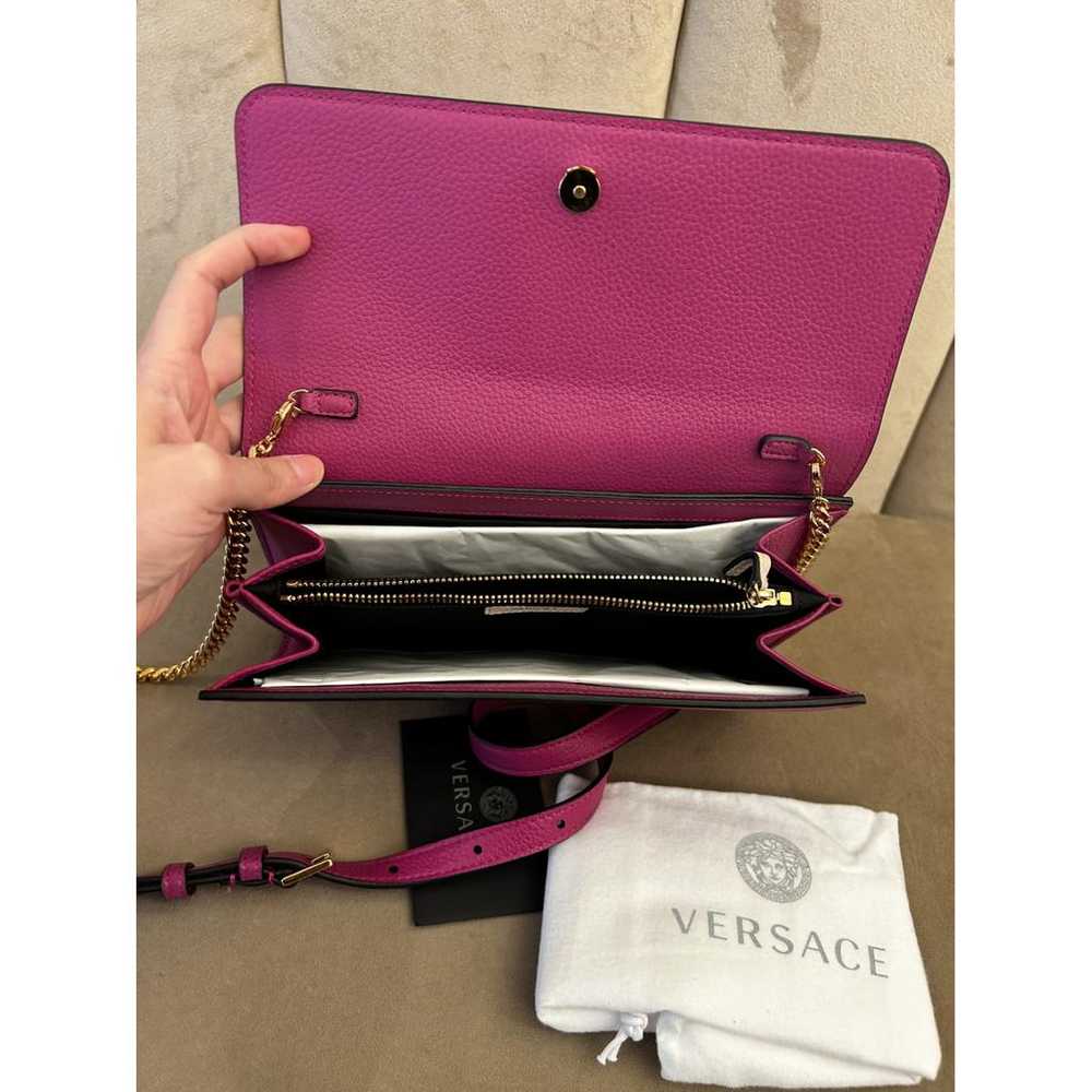 Versace Virtus leather handbag - image 5
