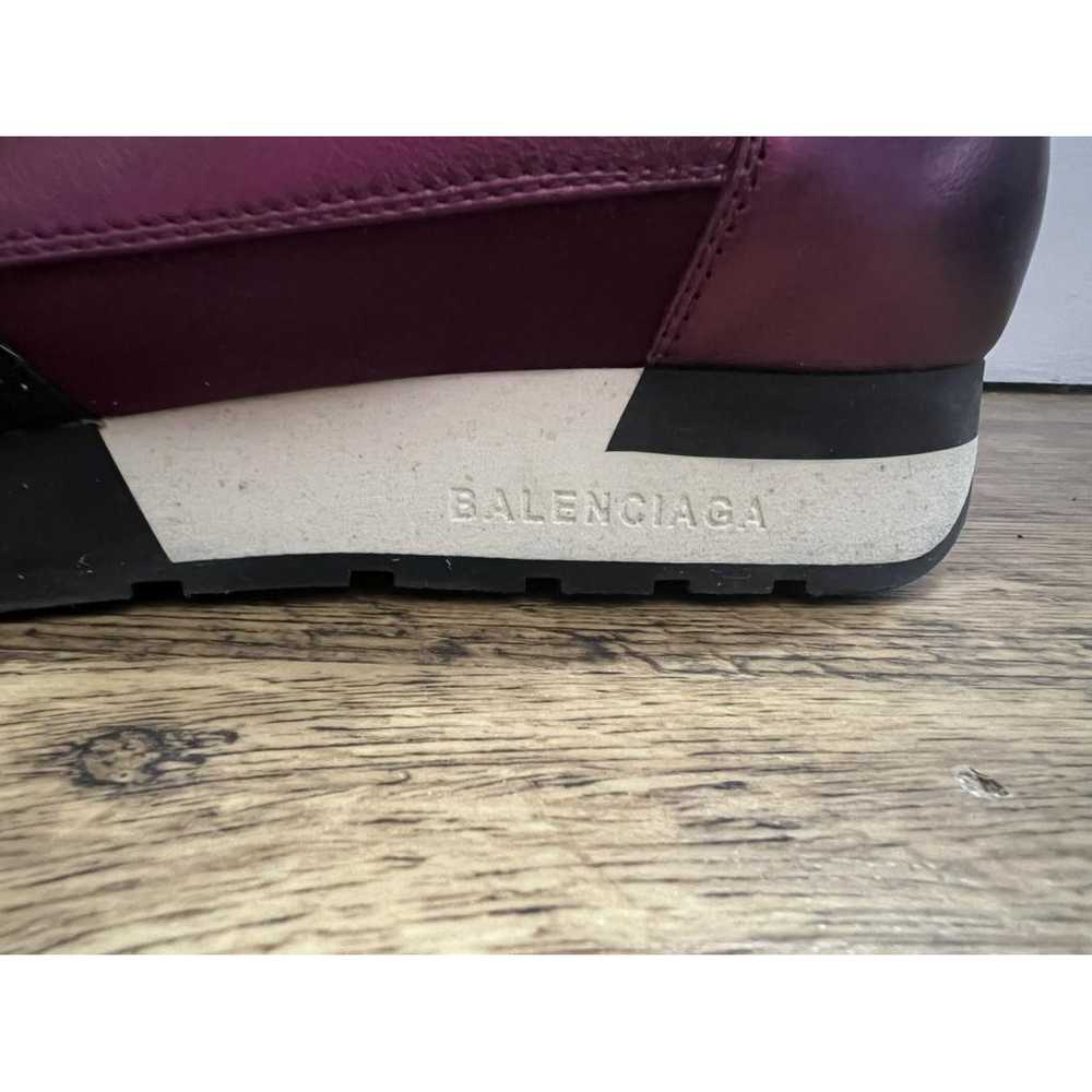 Balenciaga Race leather trainers - image 6