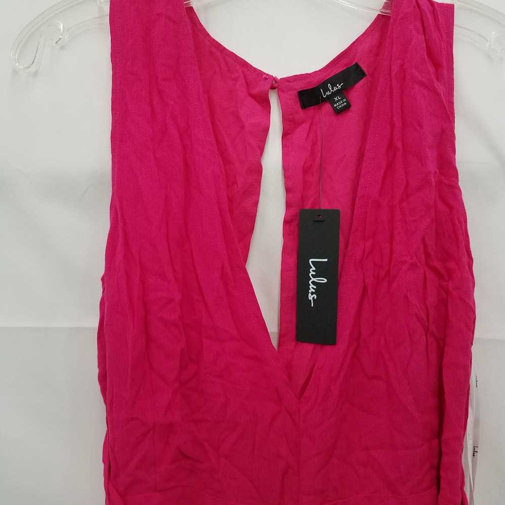 Lulus Pink Jumpsuit NWT Size XL - image 2