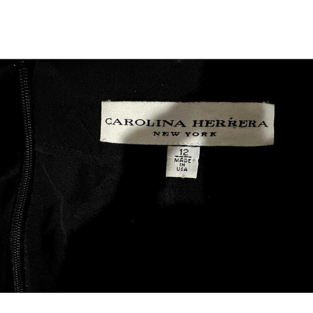 Carolina Herrera Silk mid-length dress - image 2