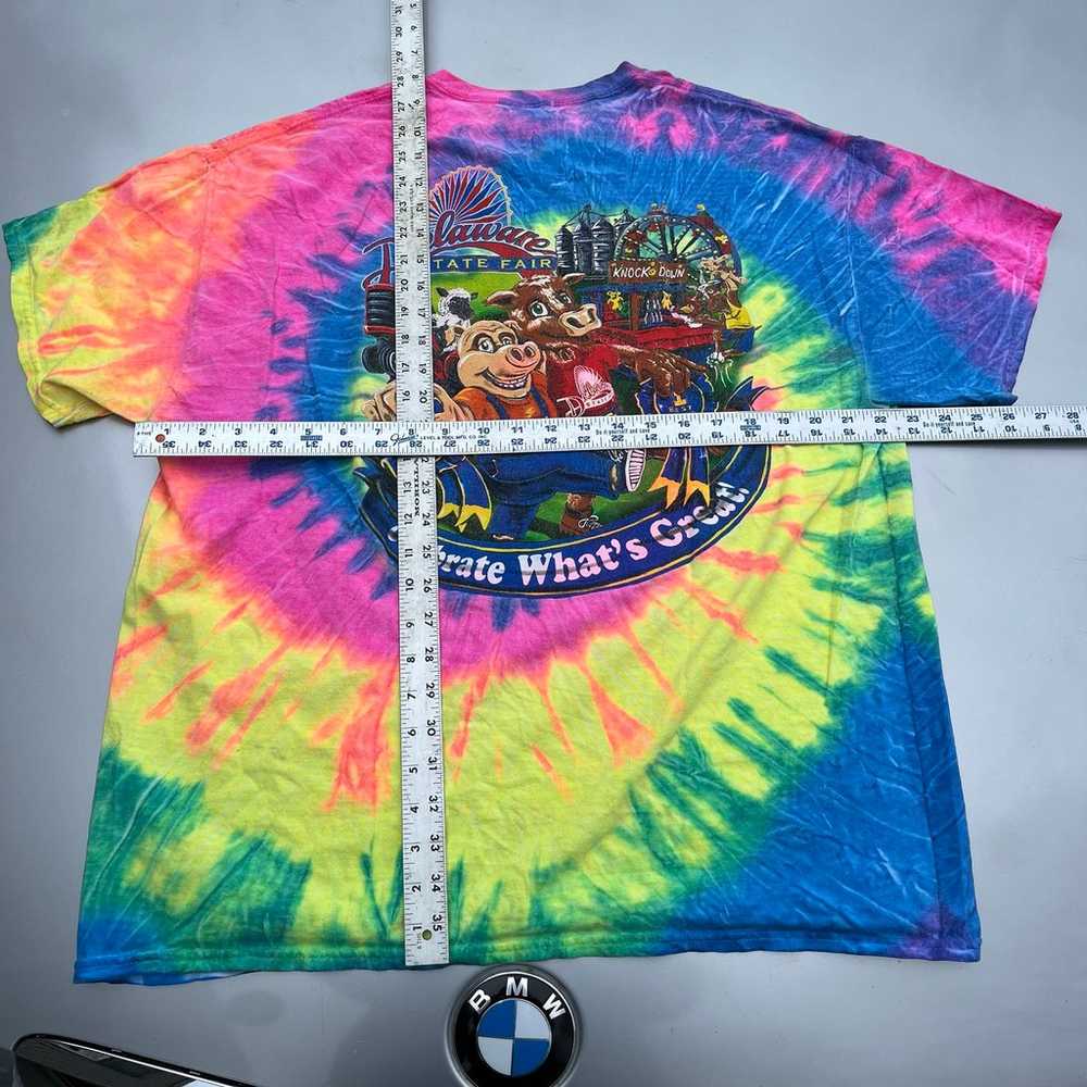 Delaware state fair tye dye T-shirt - image 6