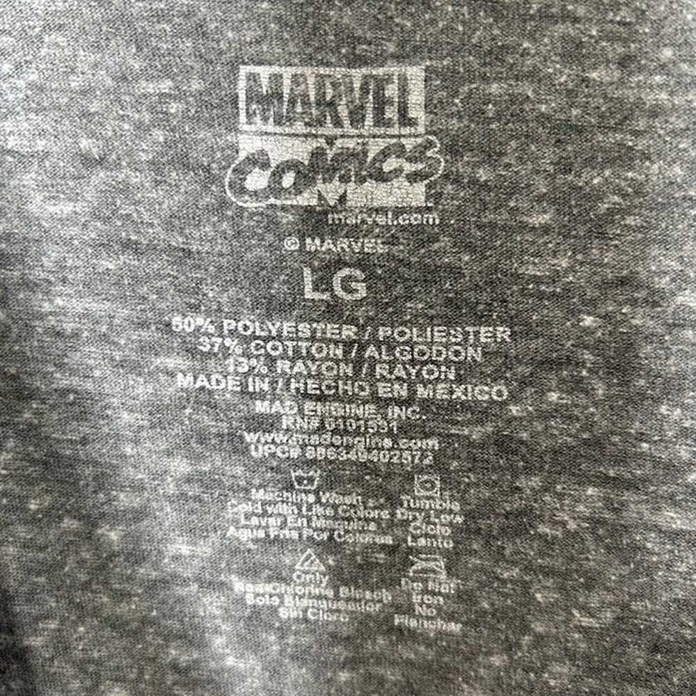 Marvel Comics Men’s T-Shirt Lg Heathered Gray w/ … - image 8