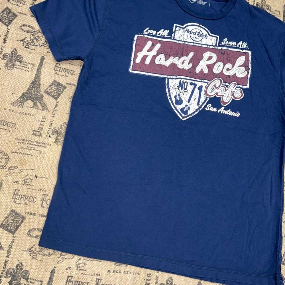 Hard Rock Cafe San Antonio Navy Blue  Short Sleev… - image 2