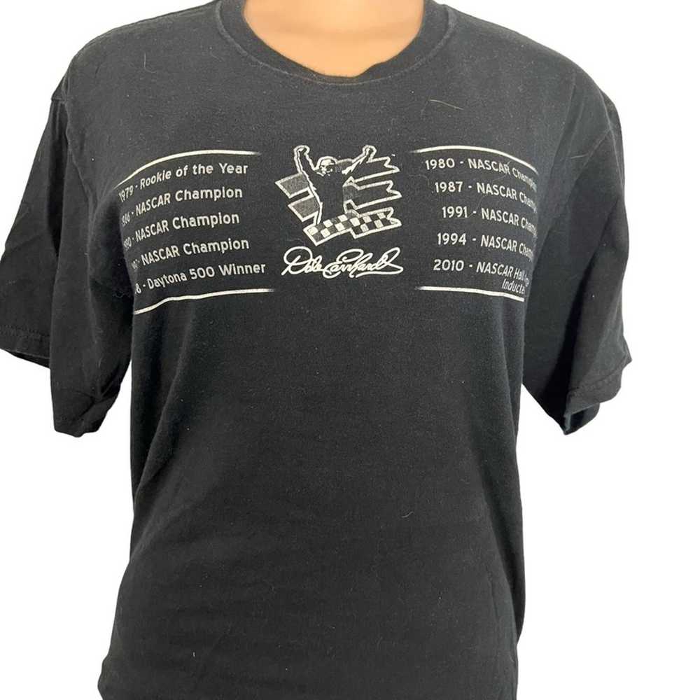 Dale Earnhardt Black NASCAR Hall of Fame T-Shirt … - image 3
