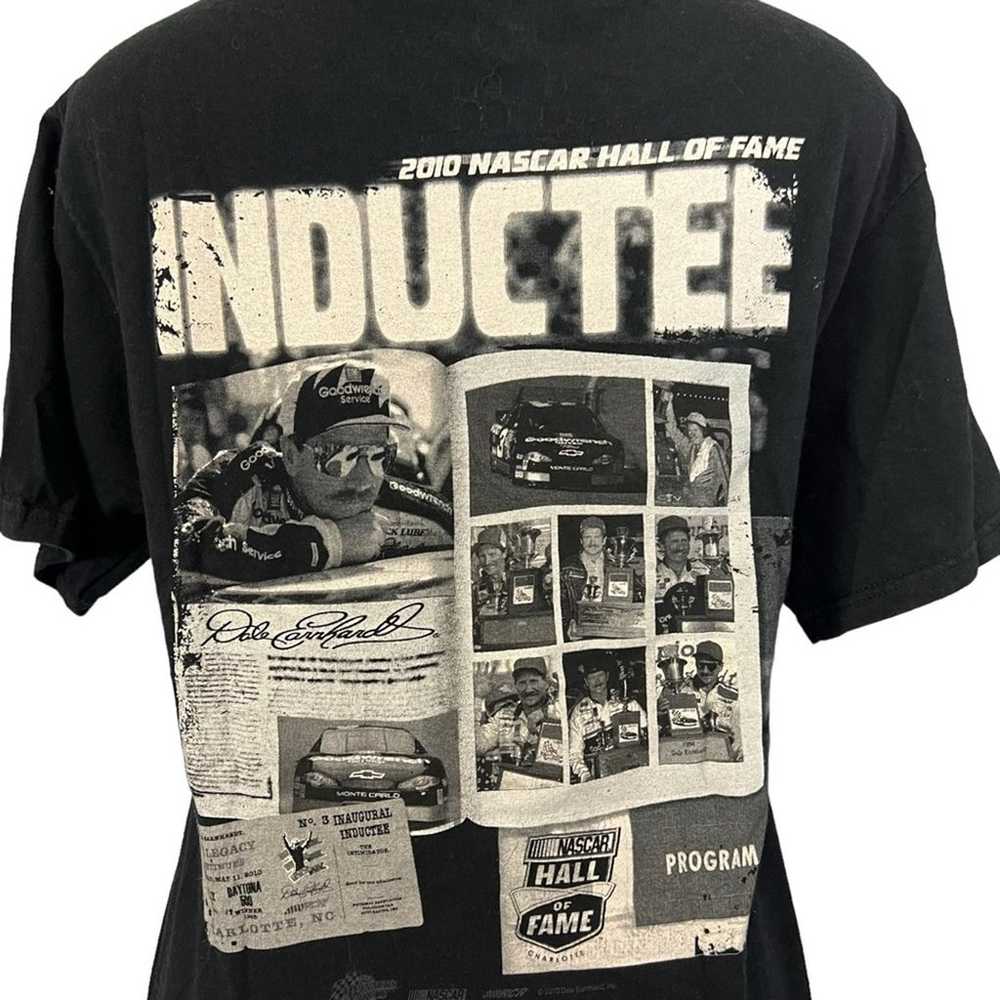 Dale Earnhardt Black NASCAR Hall of Fame T-Shirt … - image 5