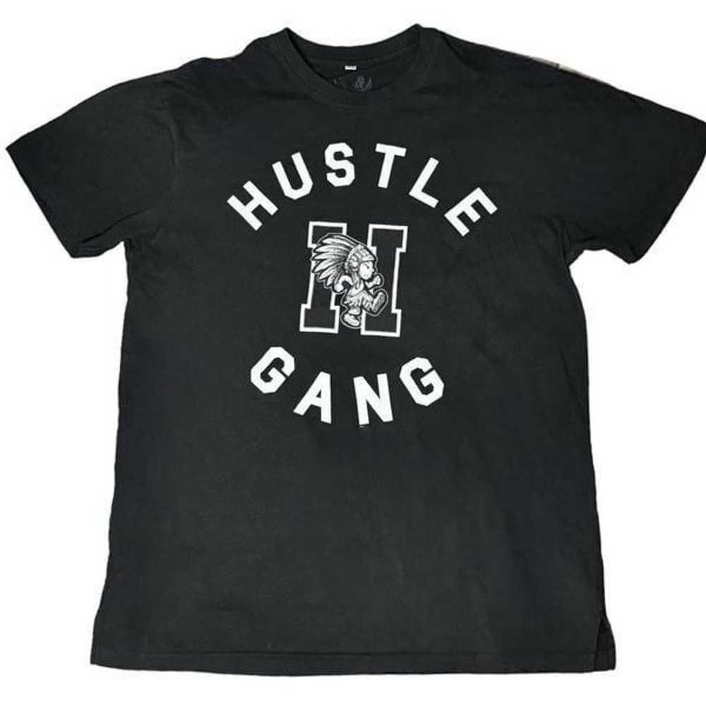 Hustle Gang Short sleeve black tshirt size XL - image 1