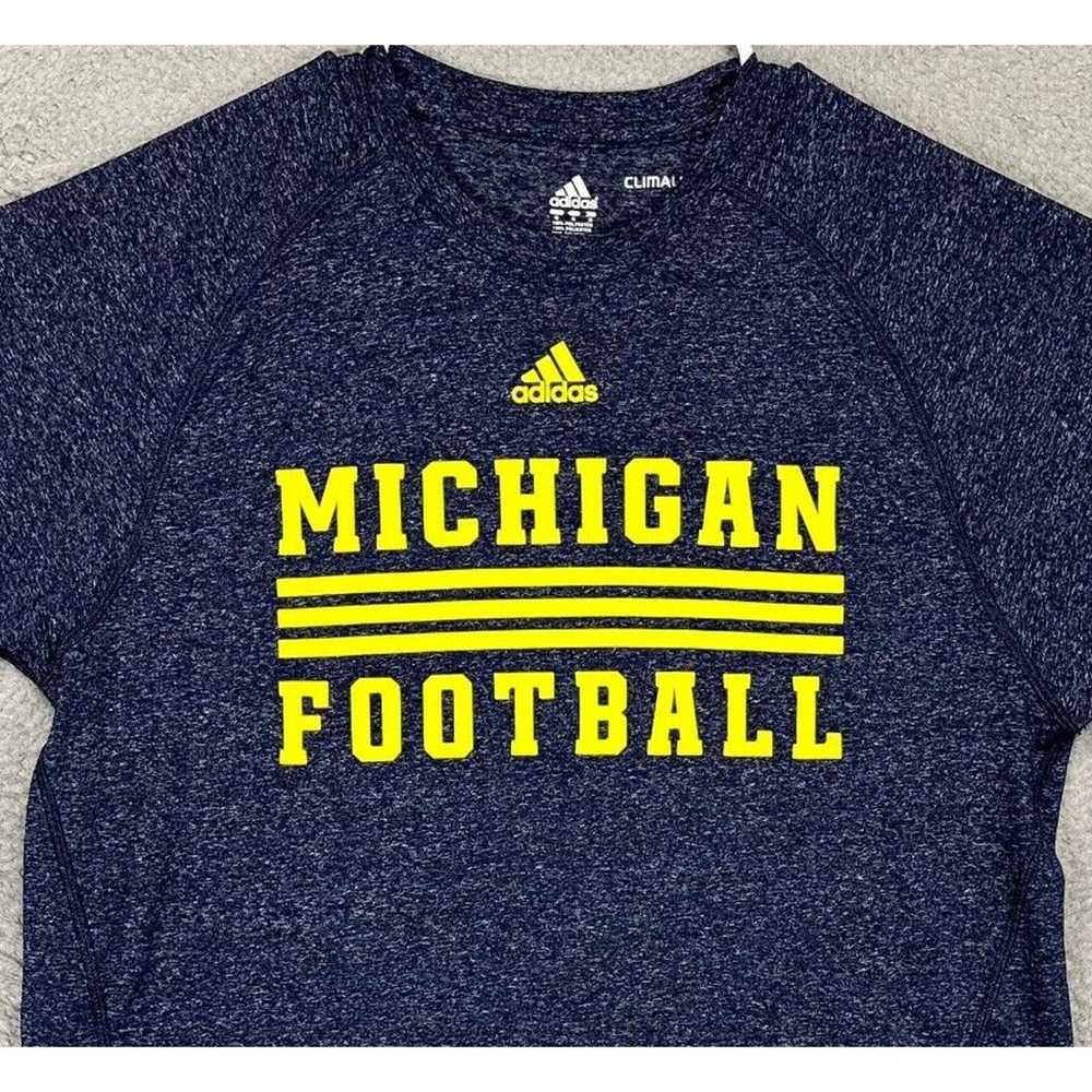 Michigan Wolverines Shirt Adult Medium Climalite … - image 1